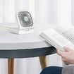 Mini Portable Foldable USB Fan Handheld Rechargeable Fan for Travel 3 Speed Table Fan Personal Fan for Kids Girls Boys (Black)