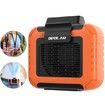 6000mAh Portable Waist Clip Fan | Necklace Fan 2 in 1, USB Belt Fan for Outdoor Camping Hiking Working