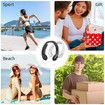 Portable Neck Fan- Personal Air Conditioner Fan, Rechargeable, for Indoor and Outdoor (BLACK)