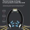 Portable Neck Fan- Personal Air Conditioner Fan, Rechargeable, for Indoor and Outdoor (BLACK)