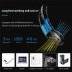 Portable Neck Fan- Personal Air Conditioner Fan, Rechargeable, for Indoor and Outdoor (BLACK)