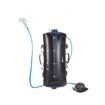 20L PVC Pressure Shower With Foot Pump, Outdoor Lightweight Inflatable Shower,Camping Pressure Water Bag