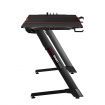 LED Gaming Desk Computer Desktop Carbon Fibre Racer Table Study Workstation RGB 140cm