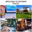 Garden Wicker Sofa Outdoor Lounge Rattan Chairs Furniture Patio Set 4 Pcs