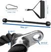 Triceps Rope Single Pull Down Rope Push Down Cable Muscle Training Attachment For Body Building