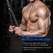Triceps Rope Single Pull Down Rope Push Down Cable Muscle Training Attachment For Body Building