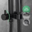 8 Inch Rain Shower Head Overhead Hand Held High Pressure Rainfall Set Round with Chromed Finish