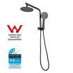 8 Inch Rain Shower Head Overhead Hand Held High Pressure Rainfall Set Round with Chromed Finish