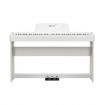 Melodic Hammer Action Keyboard Electric Digital Piano 88-Key Weighted 128 Polyphony 3 Pedals White