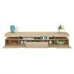 200cm TV Bench Table Stand Television Cabinet Entertainment Unit 1 Drawer 2 Doors OAK