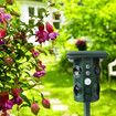Solar animal repeller, outdoor snake repeller, vibrating mouse repeller, four horns ultrasonic bird repeller