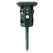 Solar animal repeller, outdoor snake repeller, vibrating mouse repeller, four horns ultrasonic bird repeller