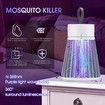 Rechargeable Mosquito Zapper and Fly Killer - Portable USB LED Purple Light Mosquito Trap - For Home and Camping Using