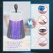 Rechargeable Mosquito Zapper and Fly Killer - Portable USB LED Purple Light Mosquito Trap - For Home and Camping Using