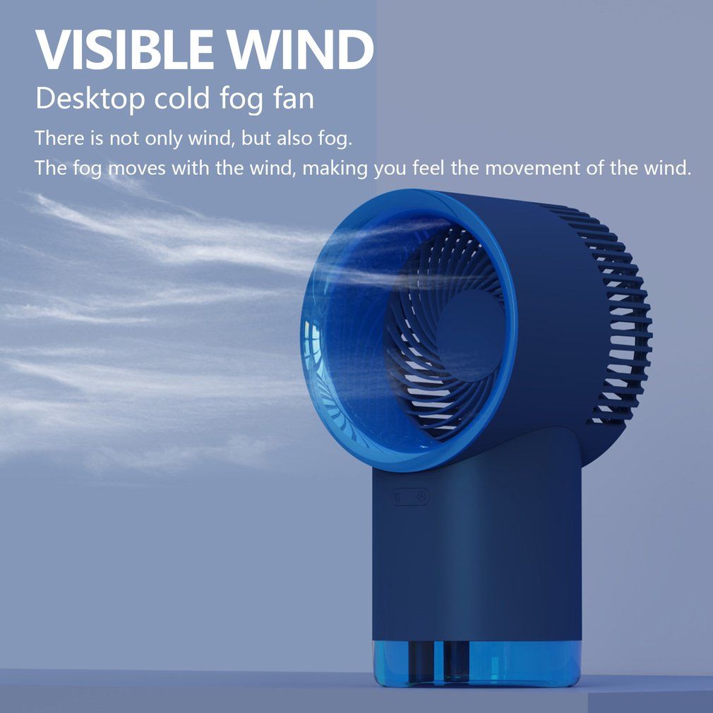 Watercooled Electric Fan USB Charging Mini Silent Spray Fan Air