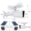Fake Surveillance Camera Dummy CCTV Security Bullet Camera with Solar Battery LED Light for Outdoor Home Security Protection