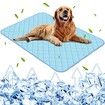 SizeM 60x50cm Pet Cooling Mat for Dog Puppy Cat Washable Cooling Pad Under 7.5KG