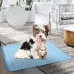 SizeM 60x50cm Pet Cooling Mat for Dog Puppy Cat Washable Cooling Pad Under 7.5KG