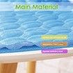 SizeM 60x50cm Pet Cooling Mat for Dog Puppy Cat Washable Cooling Pad Under 7.5KG