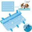 SizeM 60x50cm Pet Cooling Mat for Dog Puppy Cat Washable Cooling Pad Under 7.5KG