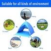 UPF 50+ Easy pop up Beach Tent Portable Sun Shade Sport Shelter Camping Shelter Beach Umbrella for Outdoors with Carry Bag Color Blue