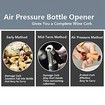 Wine cork opener, wine bottle opener, corkscrew, wine bottle opener air pressure pump cork remover, red wine accessories