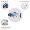Cat USB Charger Toy Interactive Electric Floppy Fish Cat Toy Realistic Cats Pets Chew Bite Toys