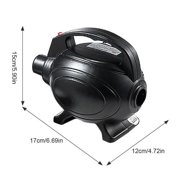 Electric Air Track Pump Portable Inflator for Airbeds Inflatables 600W