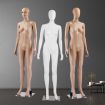 Female Mannequin Full Body 175CM Manikin Torso Display Stand Dress Form Adjustable Detachable Skin Tone