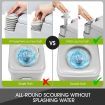 10L Portable Toilet Camping Travel Mobile Porta Potty Light Grey 41x36x31cm