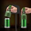 Ultrasonic Beer Foamer Creative Bottle Shape Foam Maker Beer Foamer Portable Beer Bubbler Bottle Shape Foam Maker For Drinks
