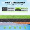 Water Floating Mat Foam Pad Lounge for Boat Pool Lake 457x183x3.5CM Orange Black Green