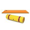 Water Floating Mat Foam Pad Lounge for Boat Pool Lake 550x183x3.5CM Orange Black Yellow