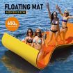 Water Floating Mat Foam Pad Lounge for Boat Pool Lake 600x183x3.5CM Orange Black Yellow