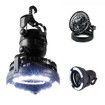 Portable LED Camping Lantern with Ceiling Fan,Hurricane Emergency Survival Kit
