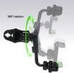 Car Front Mirror Phone Holder, Arbitrary Rotation, Black, For Android Smart Mobile Phones