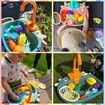 Kids Kitchen Toys Simulation Mini?Electric Dishwasher Pretend Paly Educational Toys Role Playing Girls Toys