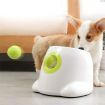 AFP Dog Ball Launcher Thrower Automatic Tennis Fetch Throwing Machine Adjustable Distance with 3 Balls