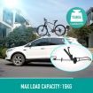 Roof Bike Rack for Car Bicycle Storage Carrier for 1 Bike with Double Lock