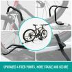 2 Roof Bike Rack for Car Bicycle Storage Carrier for 2 Bikes with Double Lock