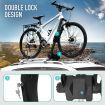 2 Roof Bike Rack for Car Bicycle Storage Carrier for 2 Bikes with Double Lock