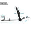2 Roof Bike Rack for Car Bicycle Storage Carrier for 2 Bikes with Double Lock