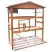 Petscene Large Wooden Bird Cage Aviary Budgie Parrot Canary Cockatiel House