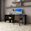 L Shape Computer Desk Rotating Study Table Workstation Modern Office Furniture Black