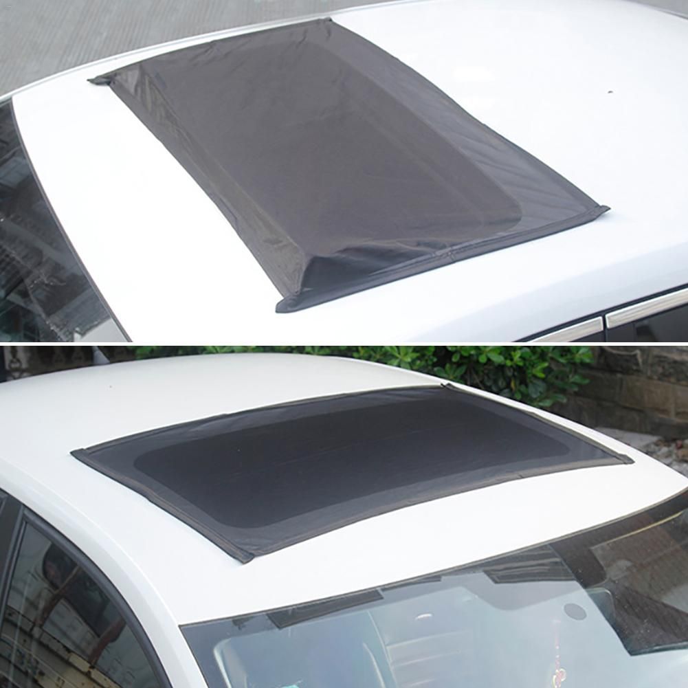 Magnetic Car Sunroof Sun Shade Mesh Moonroof SUV Tent Roof Cover ...