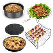 7 Inch 12pcs High Quality Air Fryer Accessories For Gowise Phillips Cozyna and Secura Fit All Airfryer 3.7 to 5.8QT