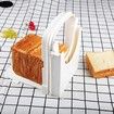 Toast slicer for bread and toast, bending and thickness adjustable bread slicer