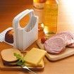 Toast slicer for bread and toast, bending and thickness adjustable bread slicer