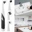 Electric Cleaning Brush Spin Sonic Scrubber with 3 Replaceable Cleaning Scrubber Brush Heads