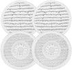 Replacement Steam Mop Pads for Shark S7000 Series Washable Mop Accessories S7000AMZ S7001 S7001TGT Model XKITP7000 4pcs